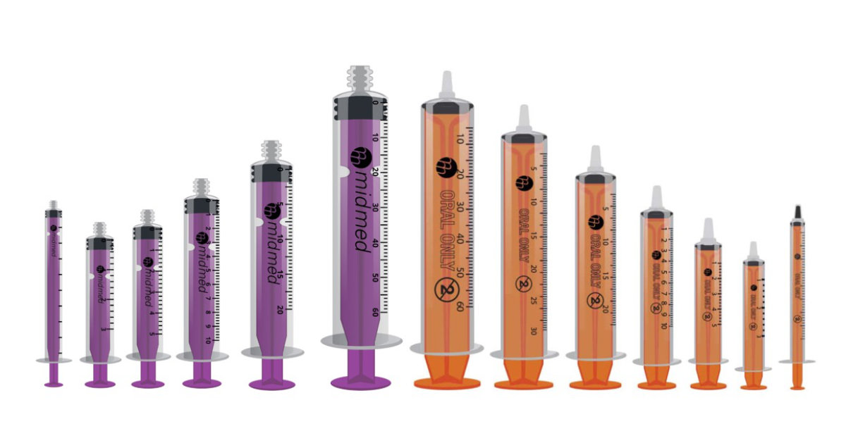 Enteral Syringe Range